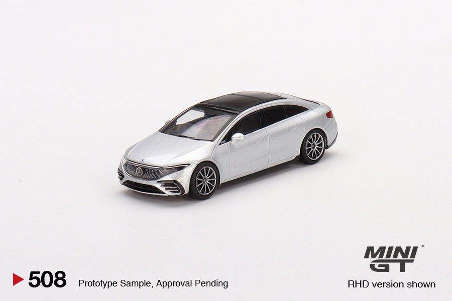 Mini GT - Mercedes-Benz EQS 580 4MATIC Silver Metallic - MGT00508 (LHD) - 1:64