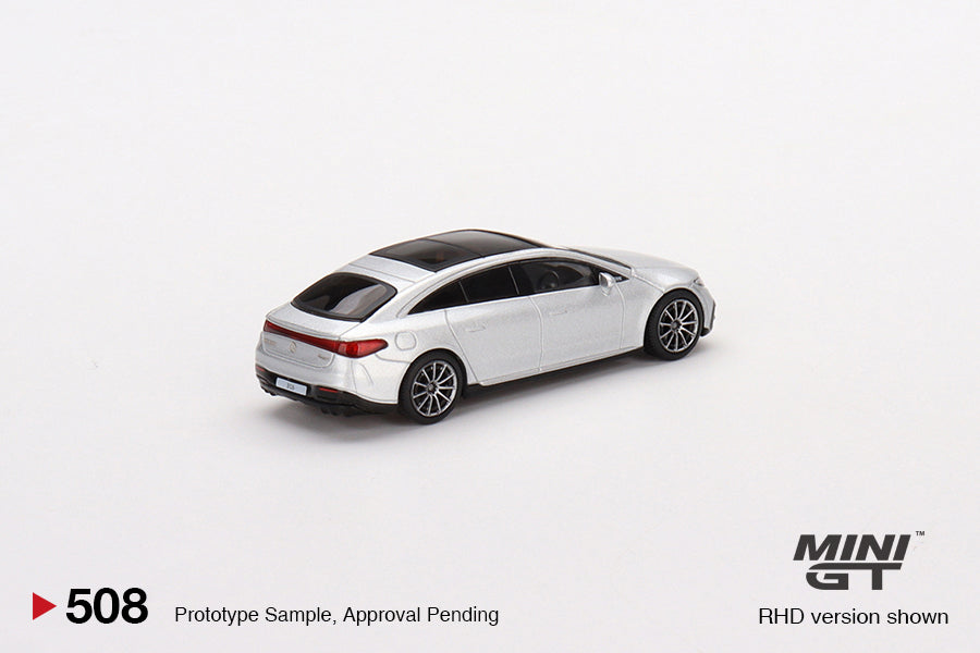 Mini GT - Mercedes-Benz EQS 580 4MATIC Silver Metallic - MGT00508 (LHD) - 1:64