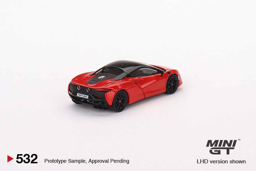Mini GT - McLaren Artura Vermillion Red - MGT00532 (LHD) - 1:64