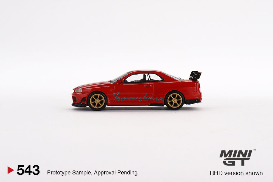 Mini GT - Nissan GT-R (R34) Tommykaira R-z Red - MGT00543 (RHD) - 1:64