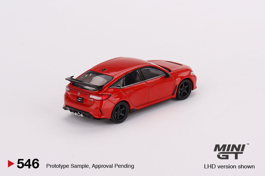 Mini GT - Honda Civic Type R Rallye Red 2023 W/ Advan GT Wheel - MGT00546 (LHD) - 1:64