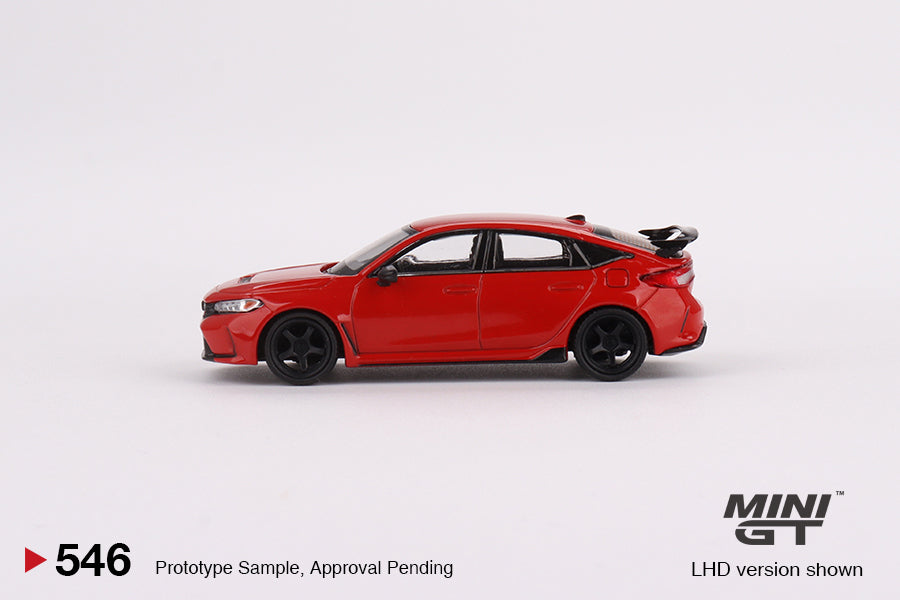 Mini GT - Honda Civic Type R Rallye Red 2023 W/ Advan GT Wheel - MGT00546 (LHD) - 1:64