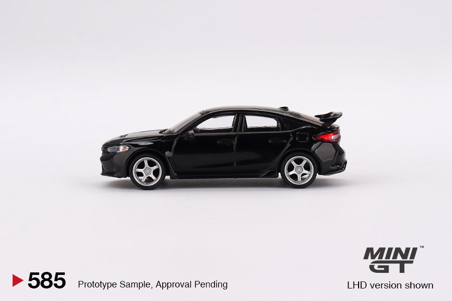 Mini GT - Honda Civic Type R Crystal Black Pearl 2023 W/ Advan GT Wheel - MGT00585 (LHD) - 1:64