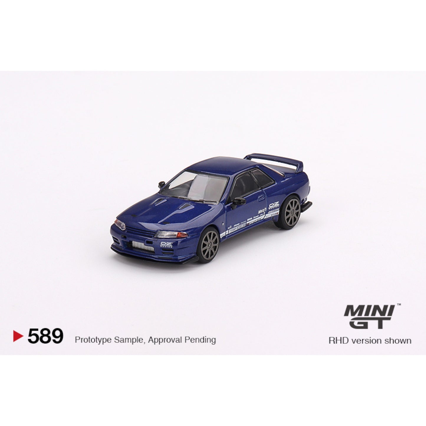 Mini GT - Nissan Skyline GT-R Top Secret VR32 Metallic Blue - MGT00589 (RHD) - 1:64