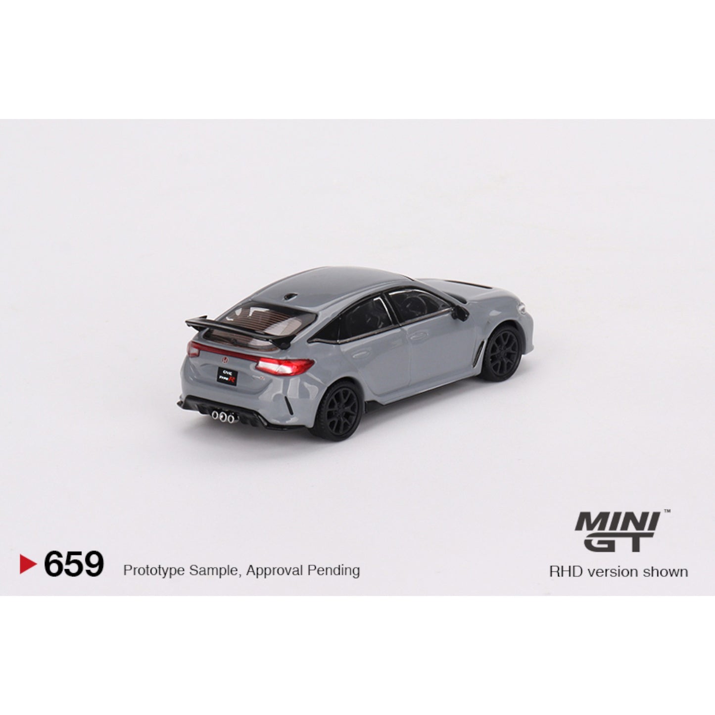 Mini GT - 2023 Honda Civic Type R, sonic gray pearl - MGT00659 (LHD) - 1:64