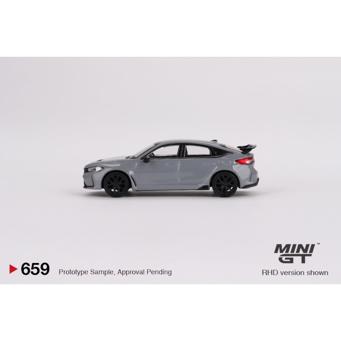 Mini GT - 2023 Honda Civic Type R, sonic gray pearl - MGT00659 (LHD) - 1:64
