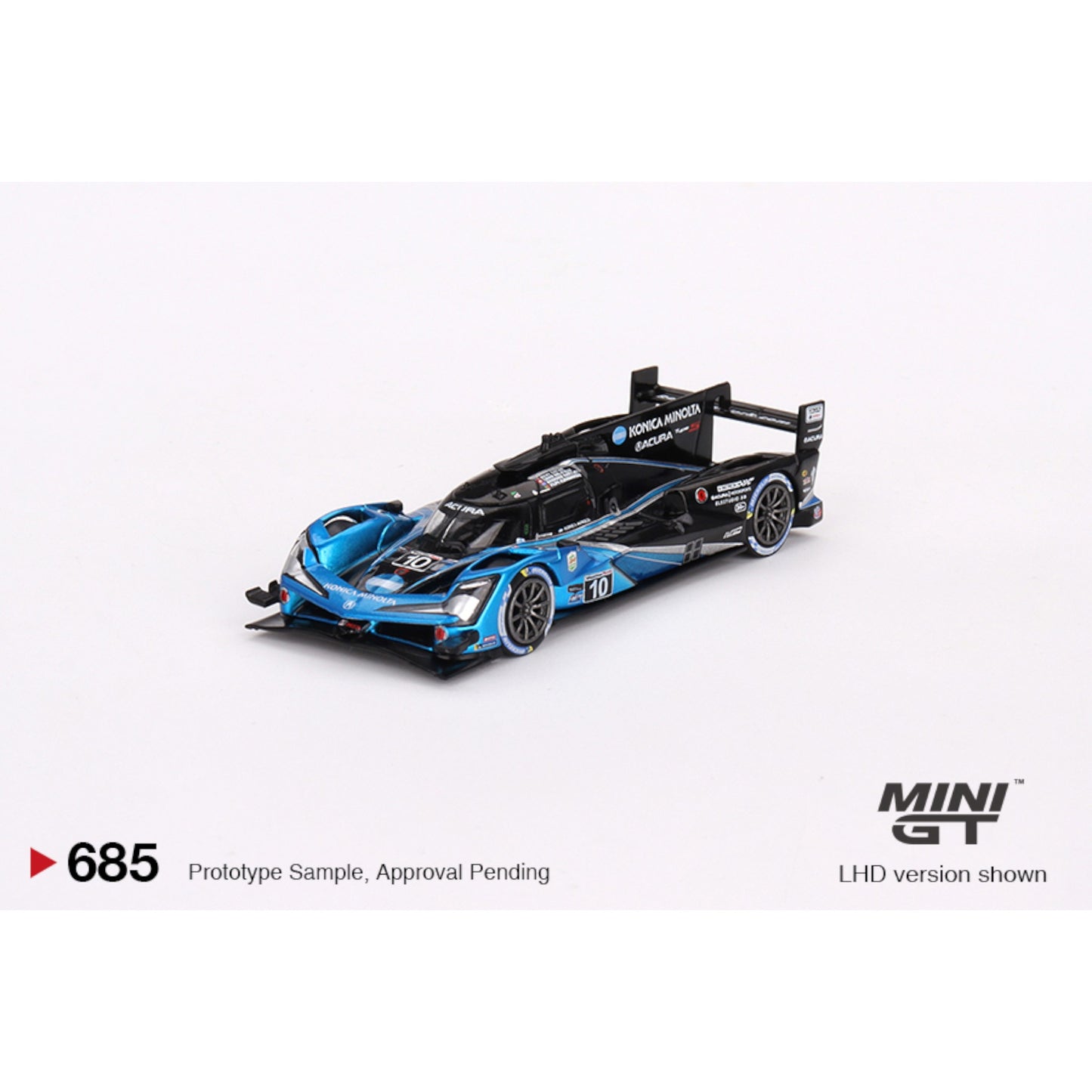 Mini GT - 2023 Acura ARX 06 #10 Konica Minolta IMSA Daytona 24 hrs, blue/black - MGT00685 (LHD) - 1:64