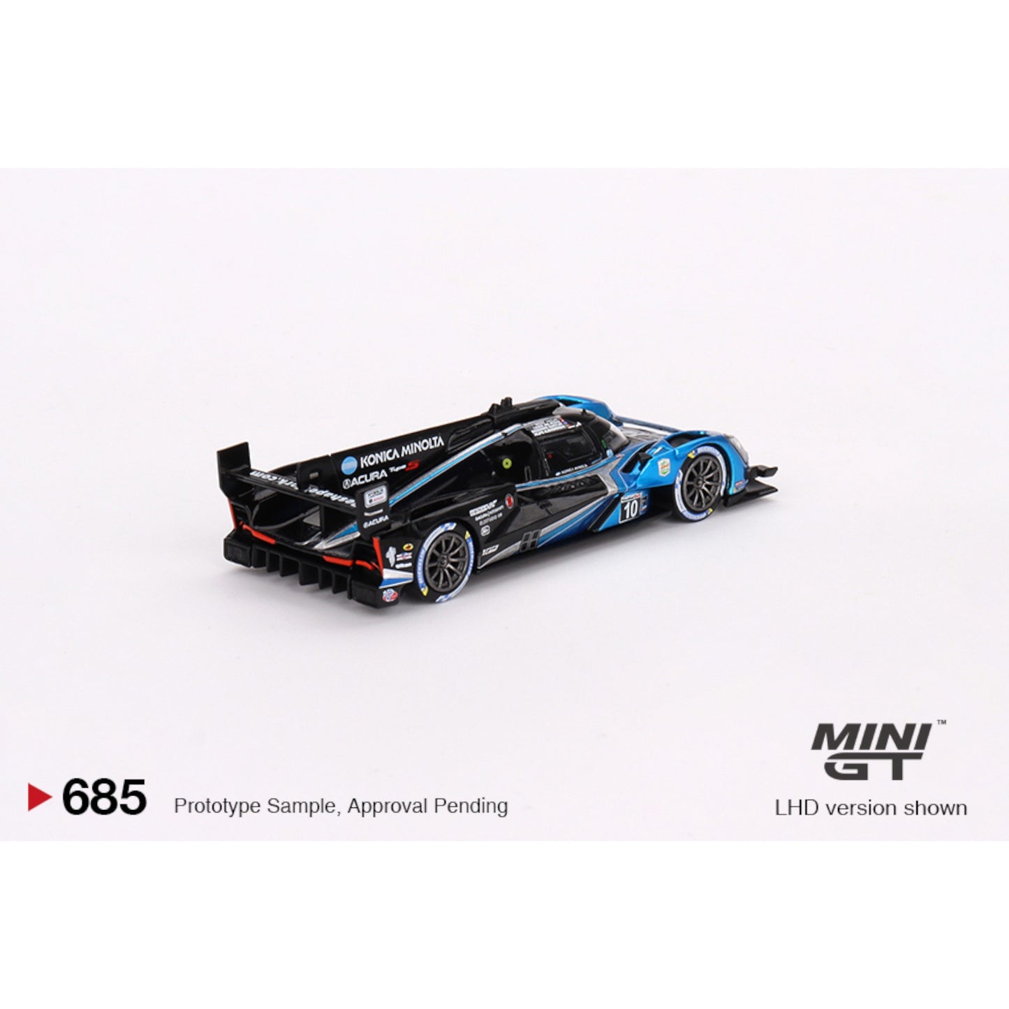 Mini GT - 2023 Acura ARX 06 #10 Konica Minolta IMSA Daytona 24 hrs, blue/black - MGT00685 (LHD) - 1:64