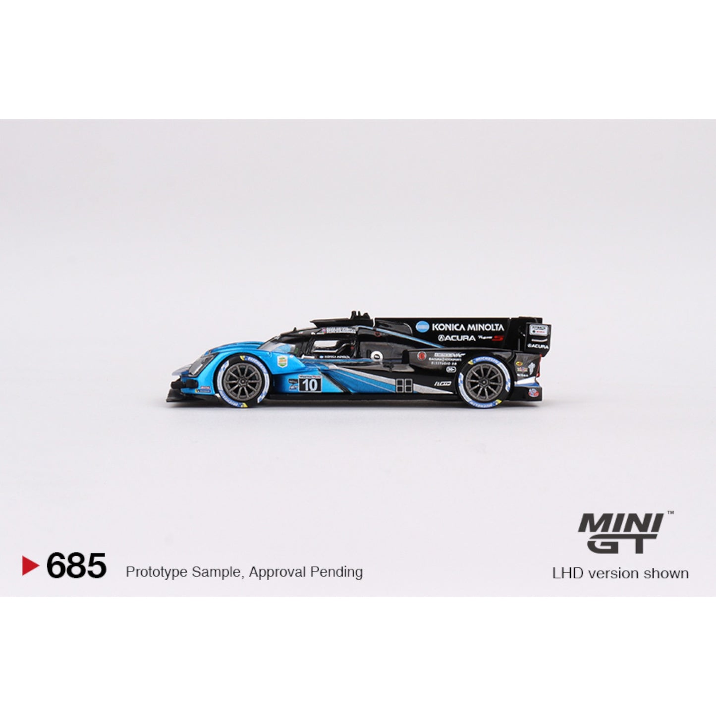 Mini GT - 2023 Acura ARX 06 #10 Konica Minolta IMSA Daytona 24 hrs, blue/black - MGT00685 (LHD) - 1:64