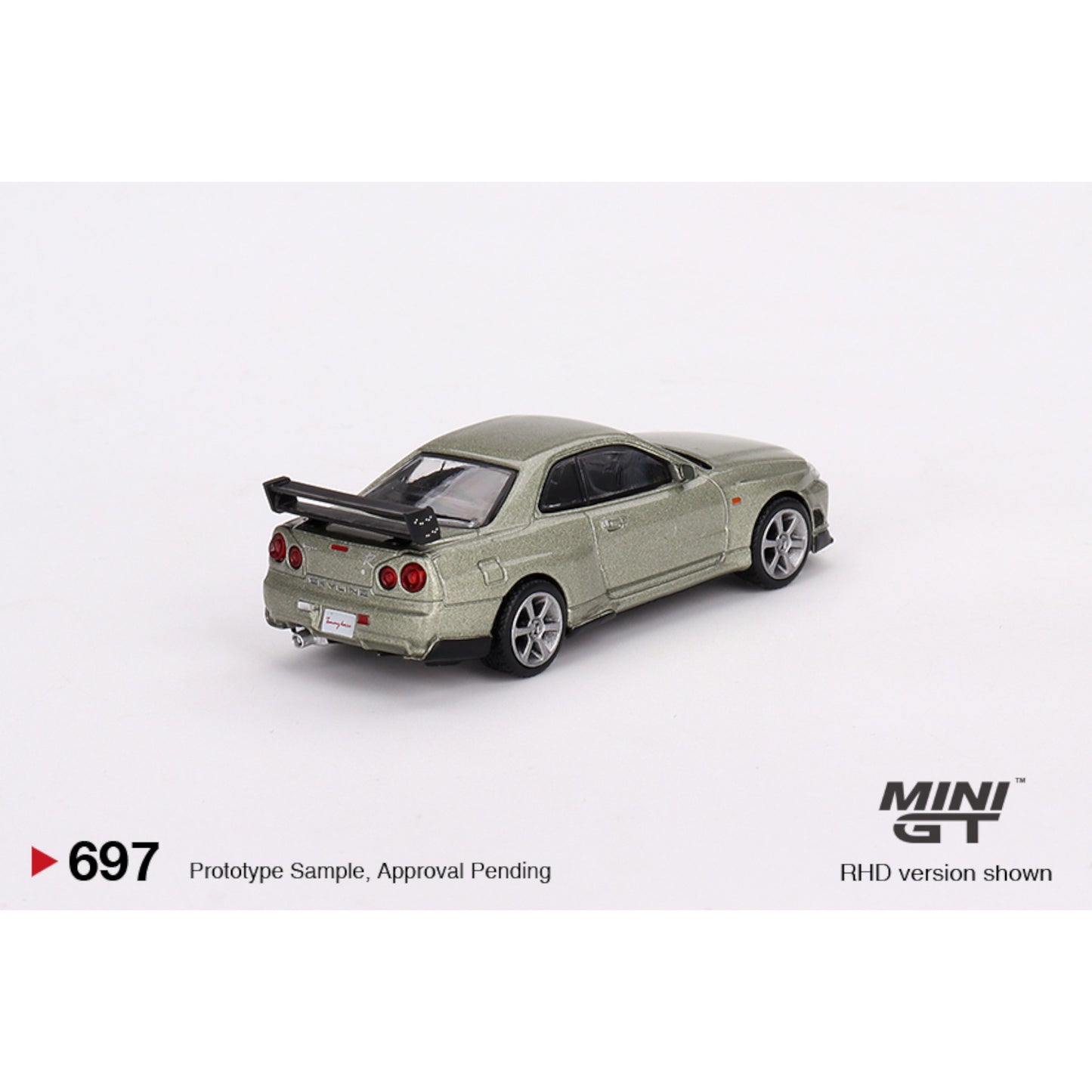 Mini GT - 1999 Nissan Skyline GT-R R34 Tommykaira R-Z, grey - MGT00697 (RHD) - 1:64