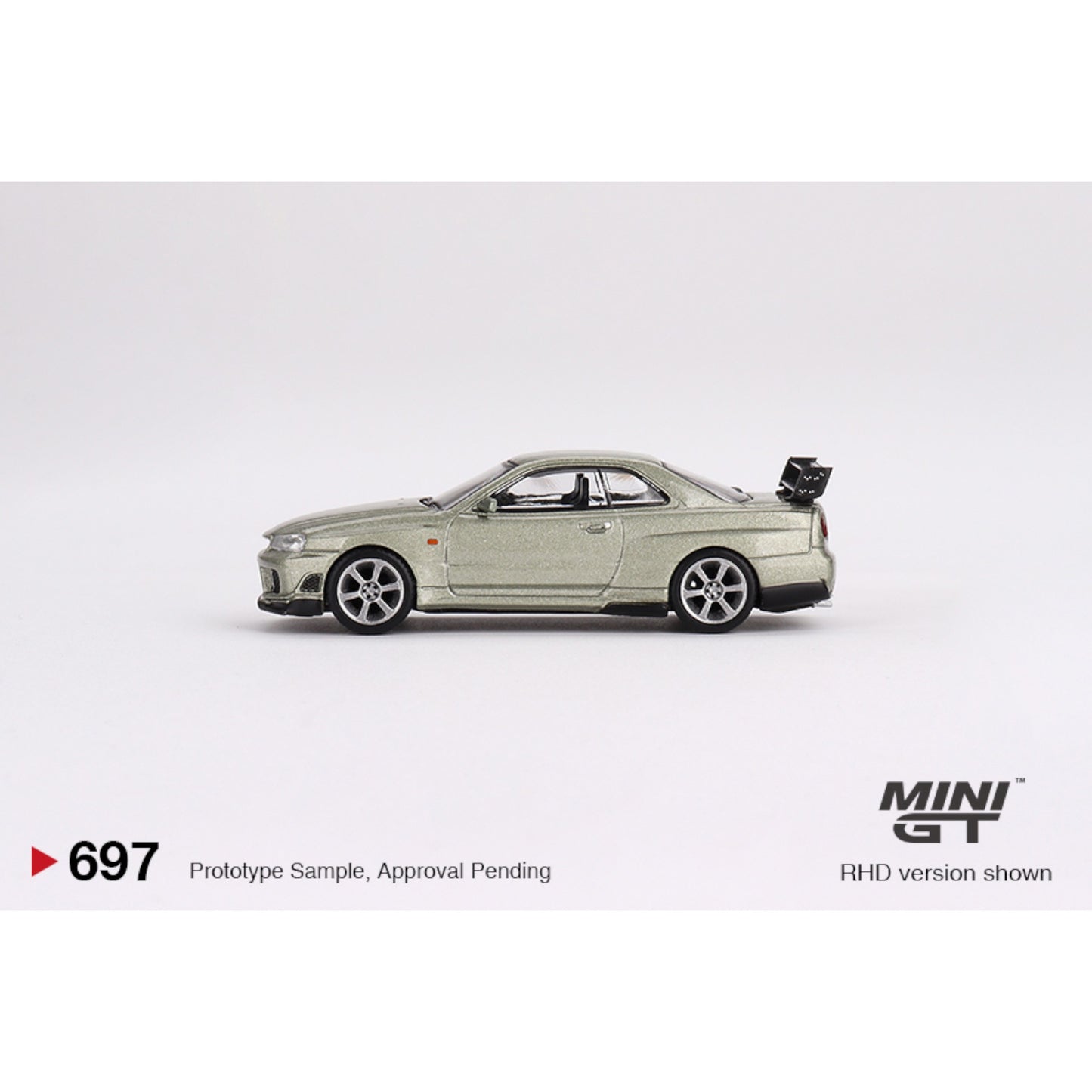 Mini GT - 1999 Nissan Skyline GT-R R34 Tommykaira R-Z, grey - MGT00697 (RHD) - 1:64