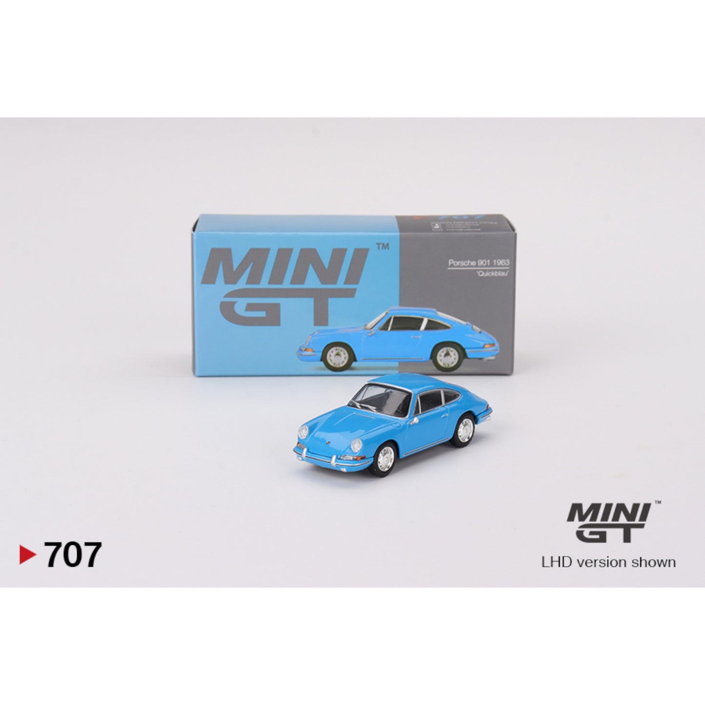 Mini GT - 1963 Porsche 901 'Quickblau' - MGT00707 (LHD) - 1:64