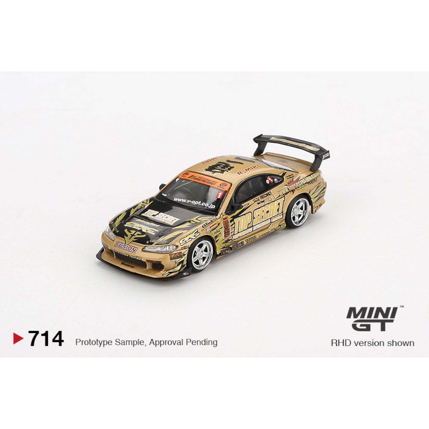 Mini GT - Pre-Order - Nissan Silvia (S15) Top Secret D1GP - MGT00714 (RHD)
