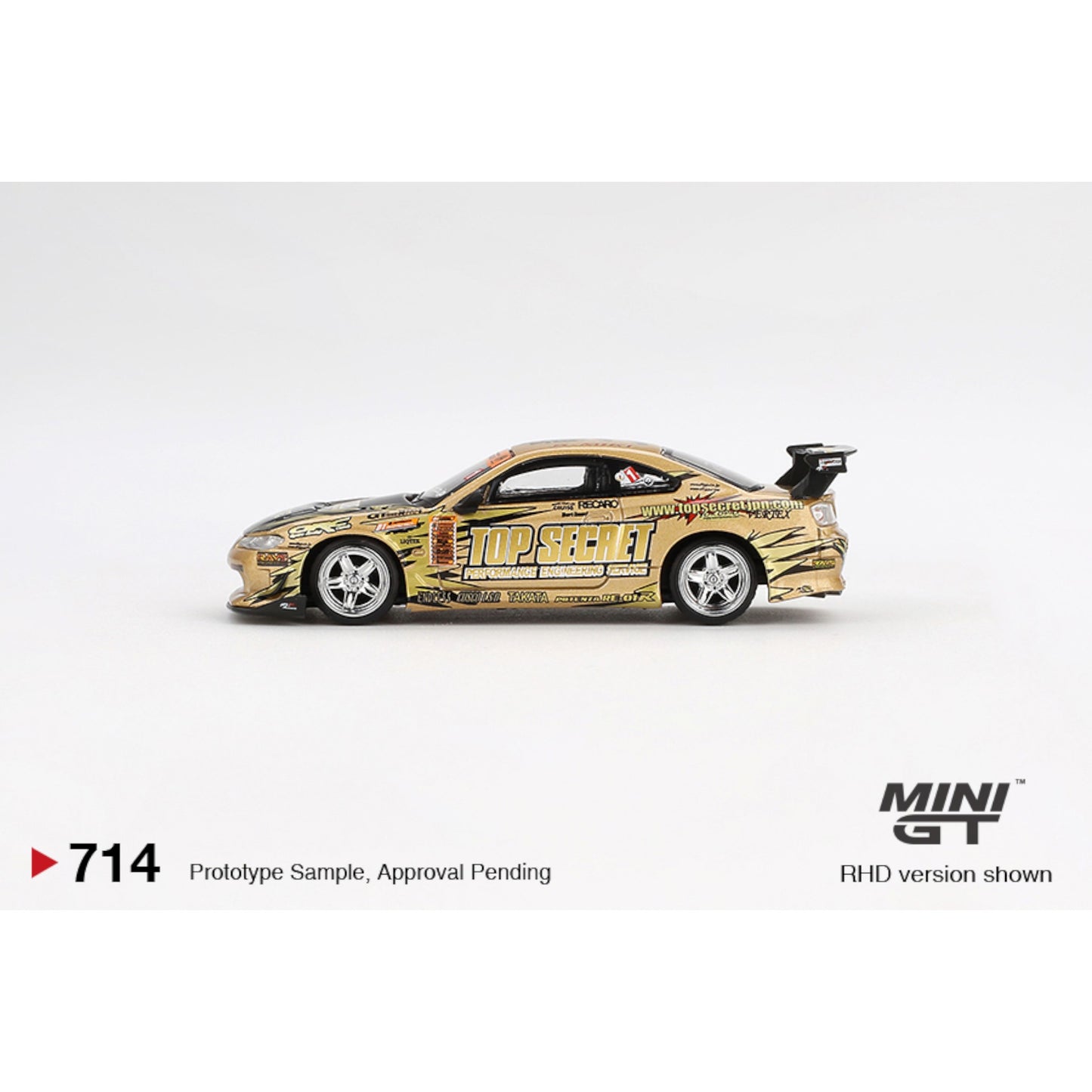Mini GT - Pre-Order - Nissan Silvia (S15) Top Secret D1GP - MGT00714 (RHD)