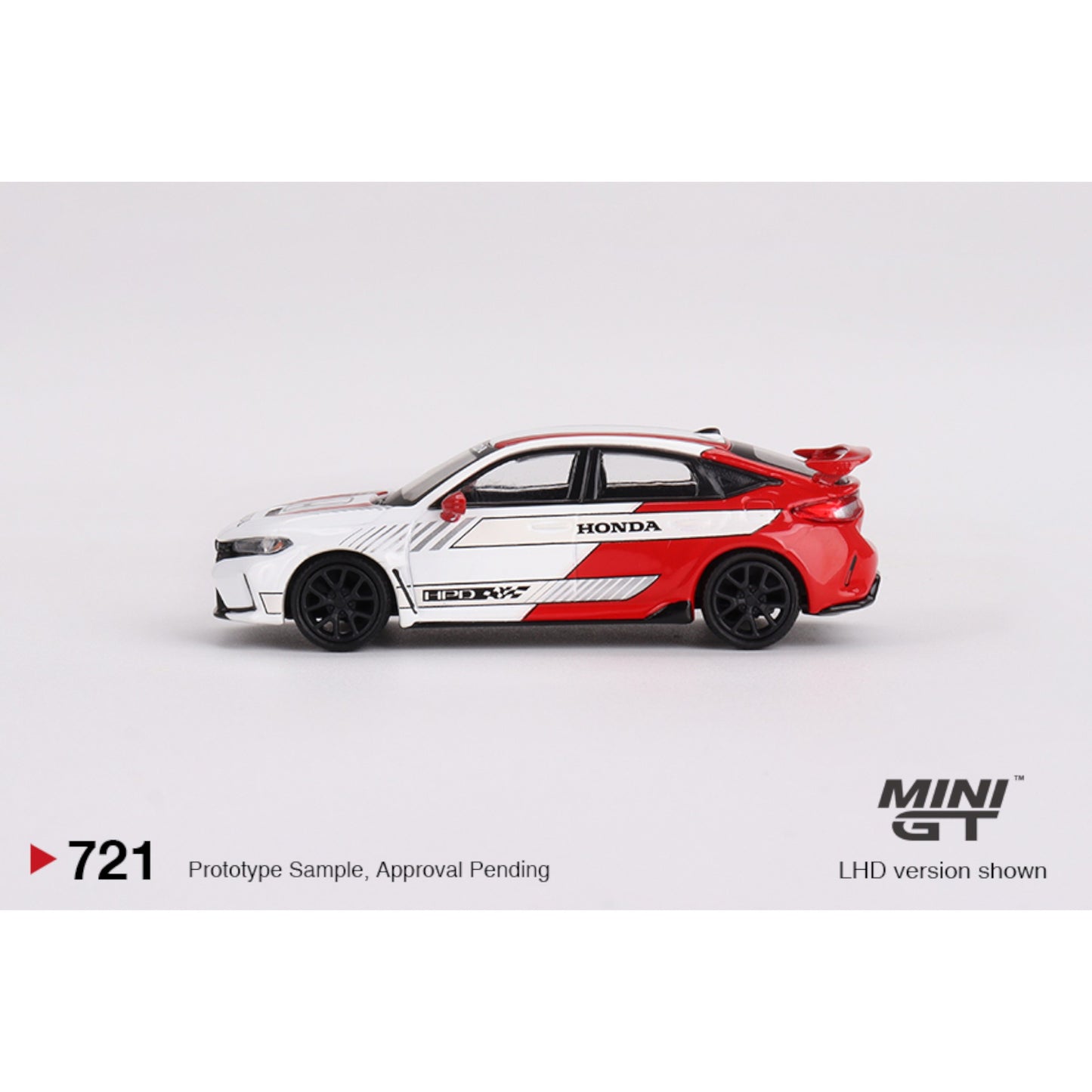 Mini GT - Honda Civic Type R #2 2023 Pace Car White - MGT00721 (LHD) - 1:64