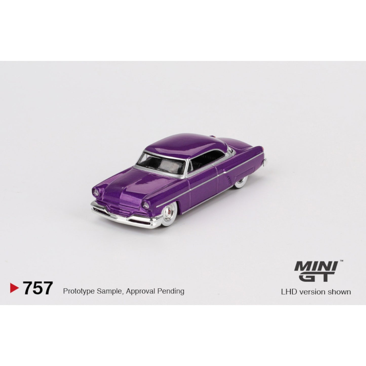 Mini GT - Lincoln Capri Hot Rod 1954 Purple Metallic - MGT00757 (LHD) - 1:64