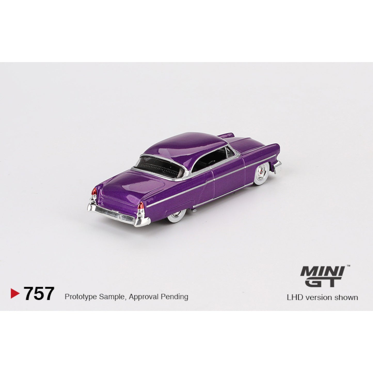 Mini GT - Lincoln Capri Hot Rod 1954 Purple Metallic - MGT00757 (LHD) - 1:64
