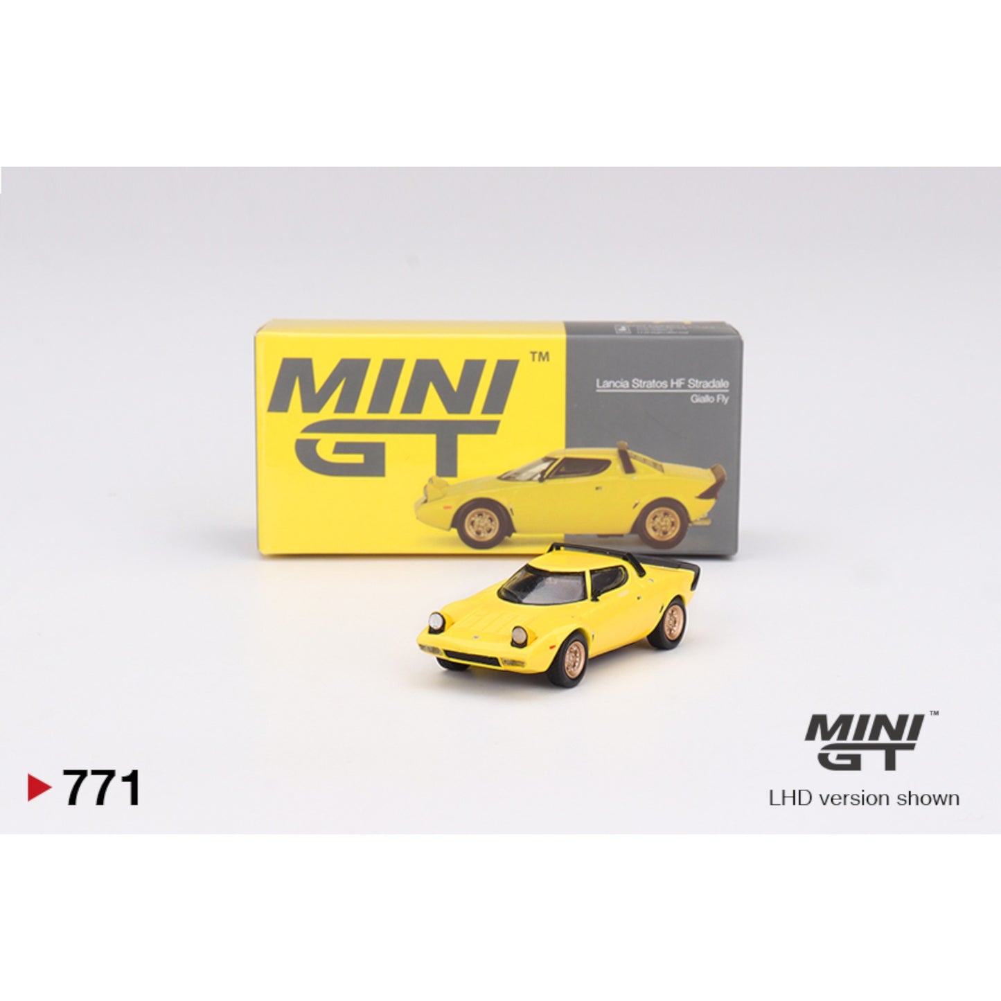 Mini GT - Lancia Stratos HF Stradale Giallo Fly - MGT00771 (LHD) - 1:64
