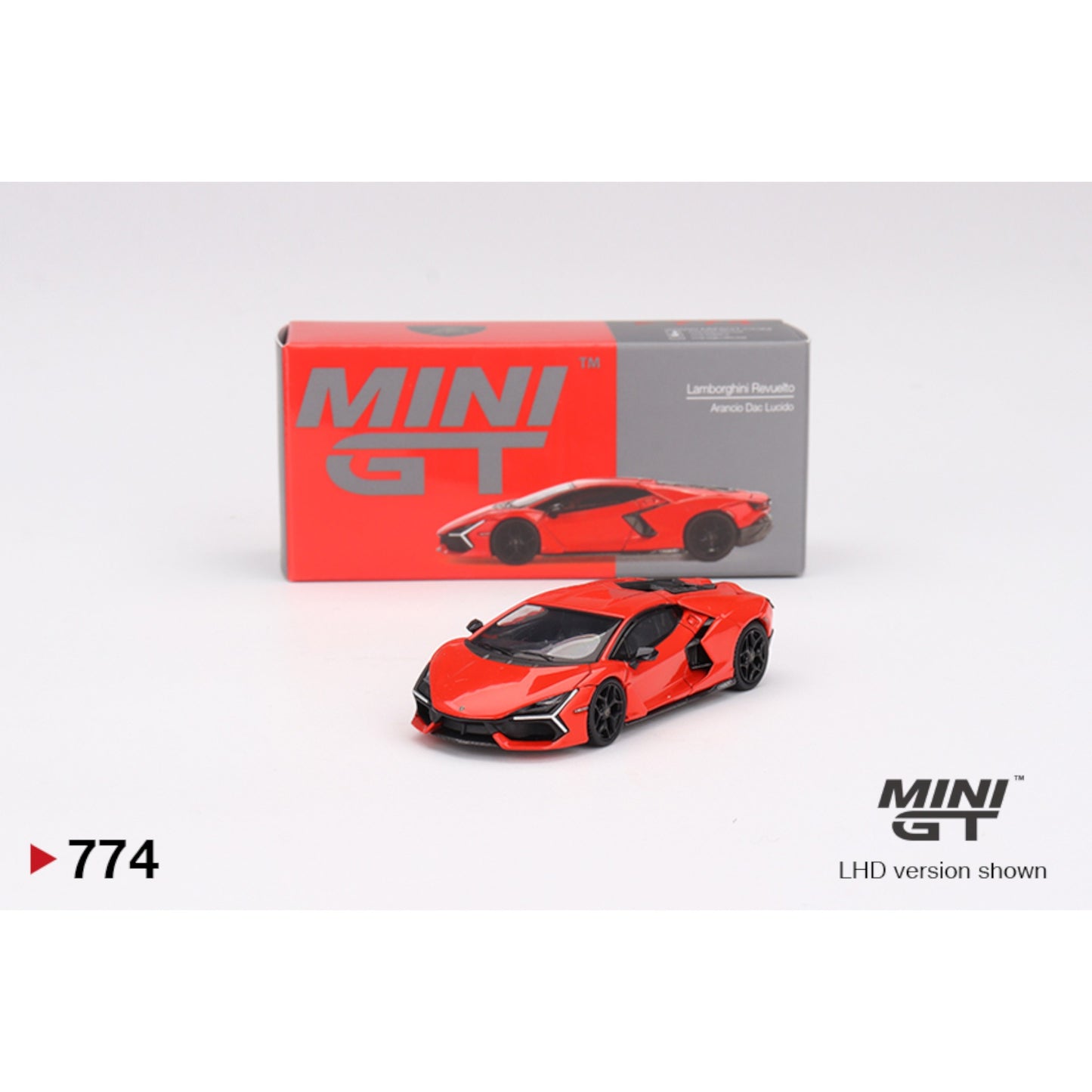 Mini GT - Lamborghini Revuelto Arancio Dac Lucido - MGT00774 (LHD) - 1:64
