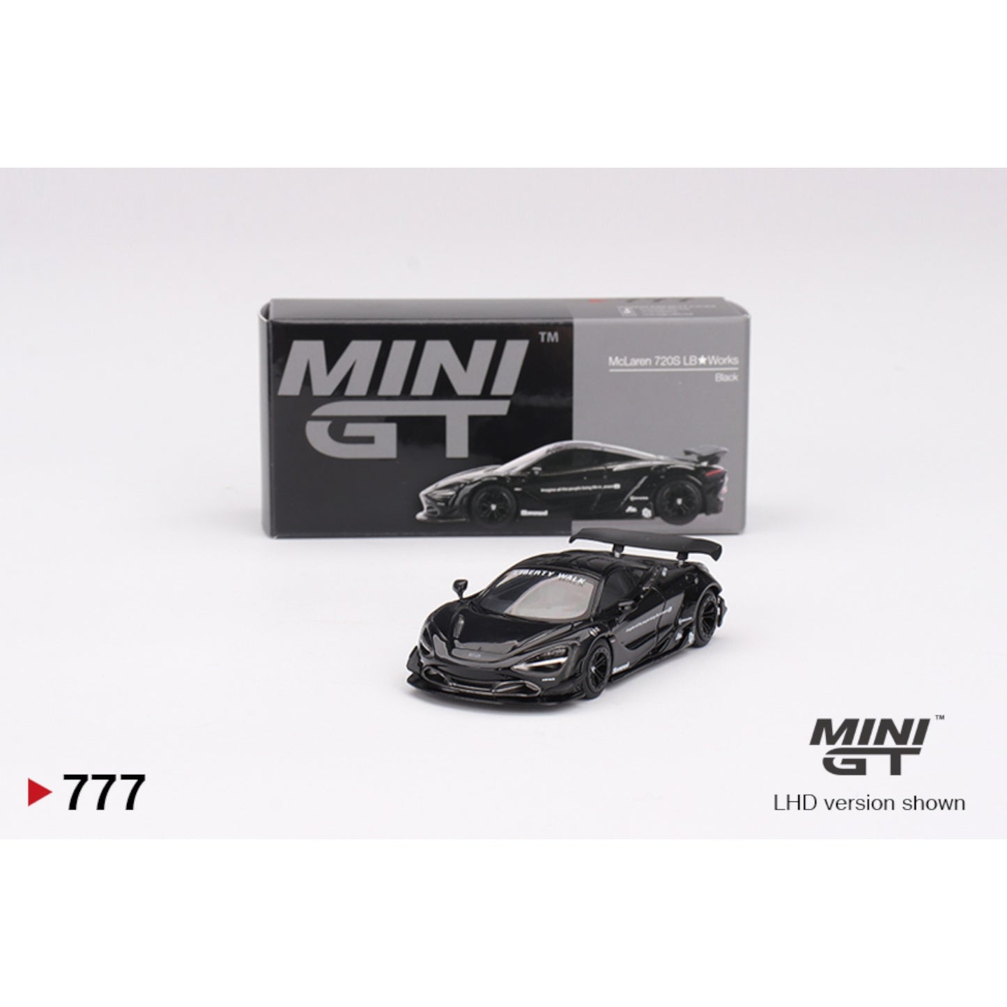 Mini GT - McLaren 720S LB★Works Black - MGT00777 (LHD) - 1:64