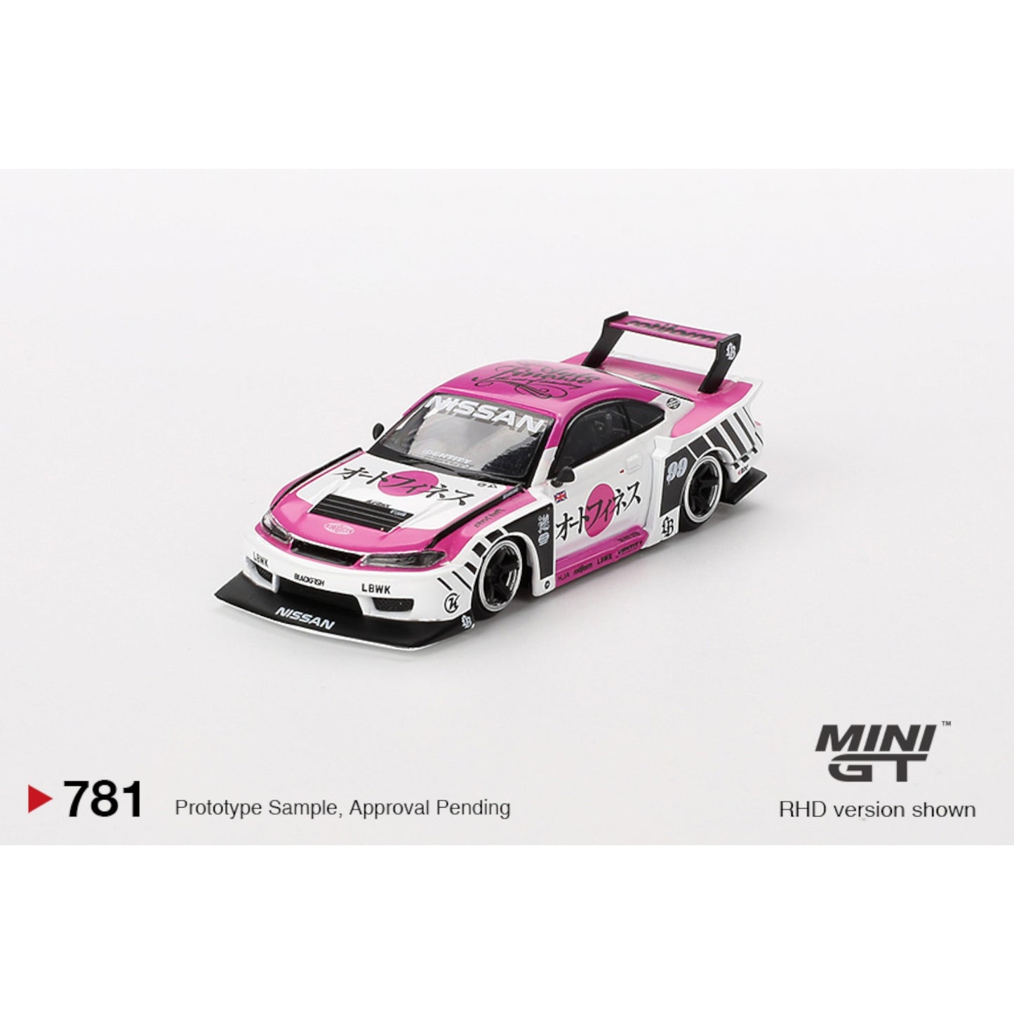 Mini GT - Nissan Silvia S15 LB Super Silouette Auto Finesse Sema 2023 - MGT00781 (RHD)