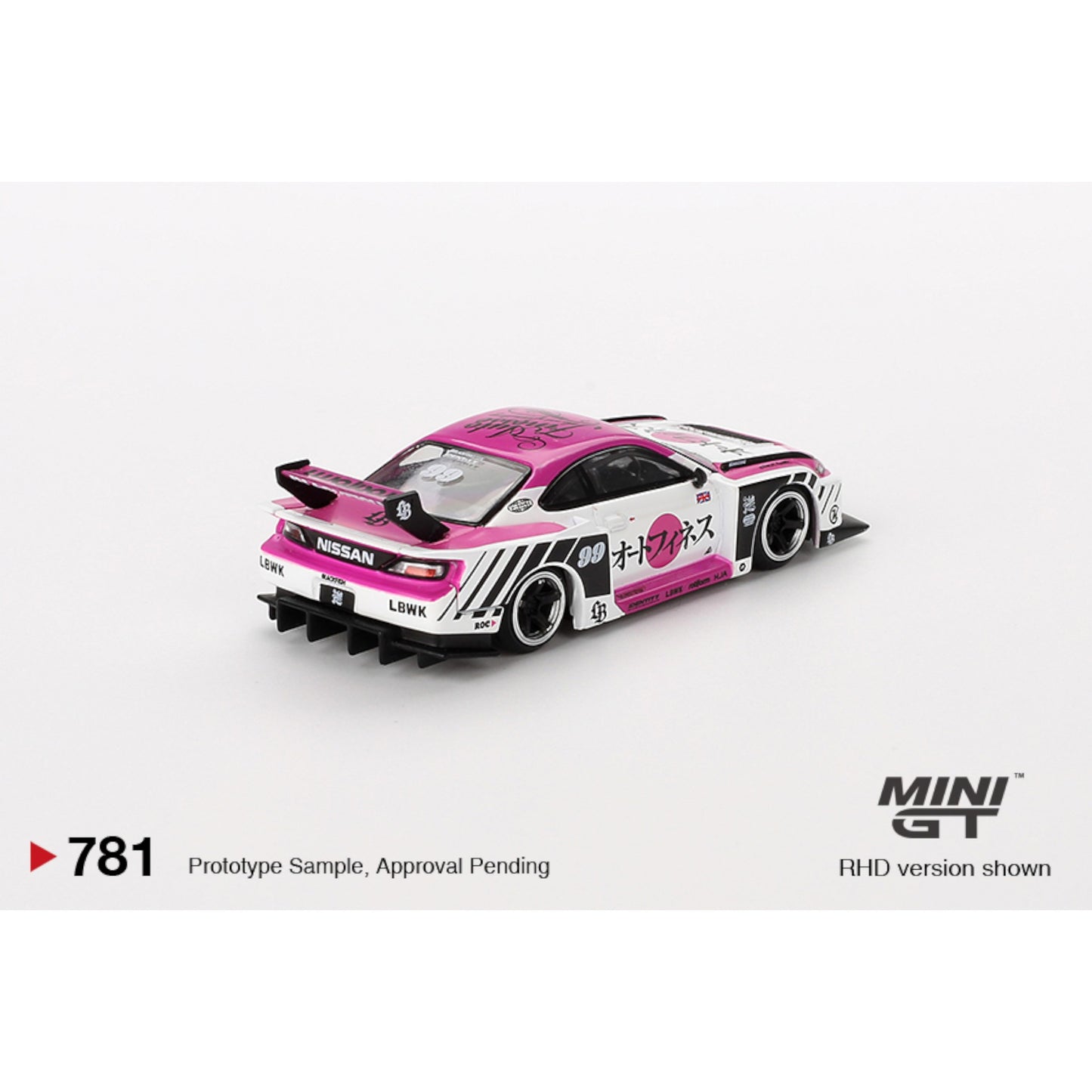 Mini GT - Nissan Silvia S15 LB Super Silouette Auto Finesse Sema 2023 - MGT00781 (RHD)