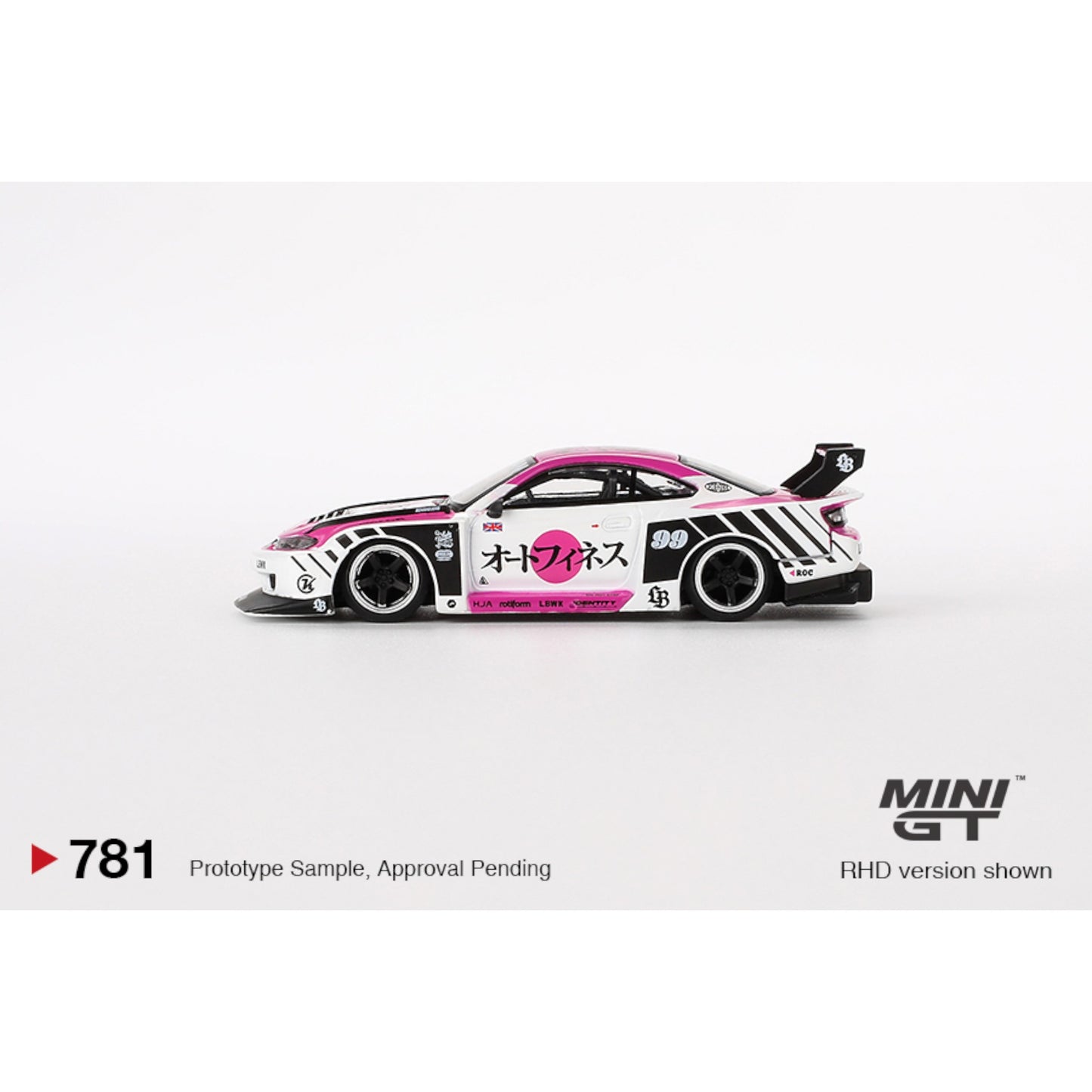 Mini GT - Nissan Silvia S15 LB Super Silouette Auto Finesse Sema 2023 - MGT00781 (RHD)