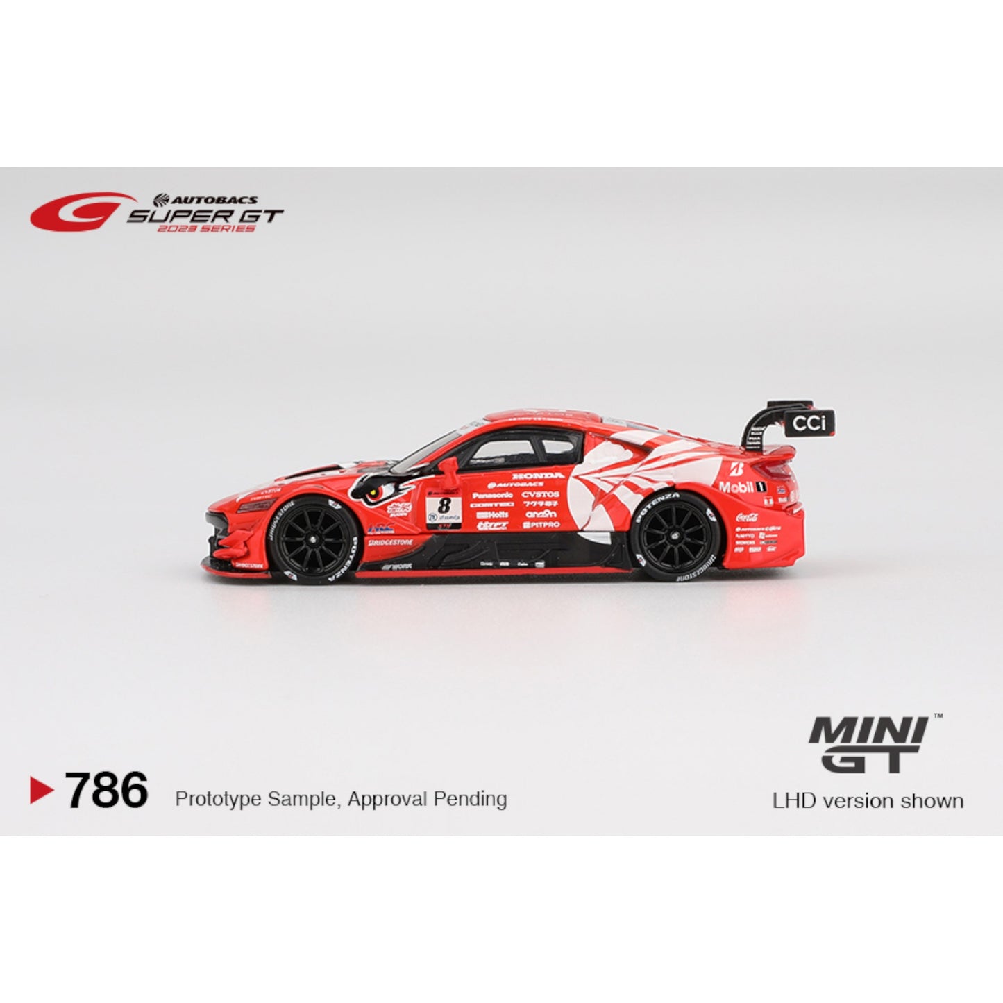 Mini GT - Honda NSX-GT "Type S" GT500 #8 "ARTA MUGEN NSX-GT " ARTA 2023 SUPER GT Series - MGT00786 (BL)