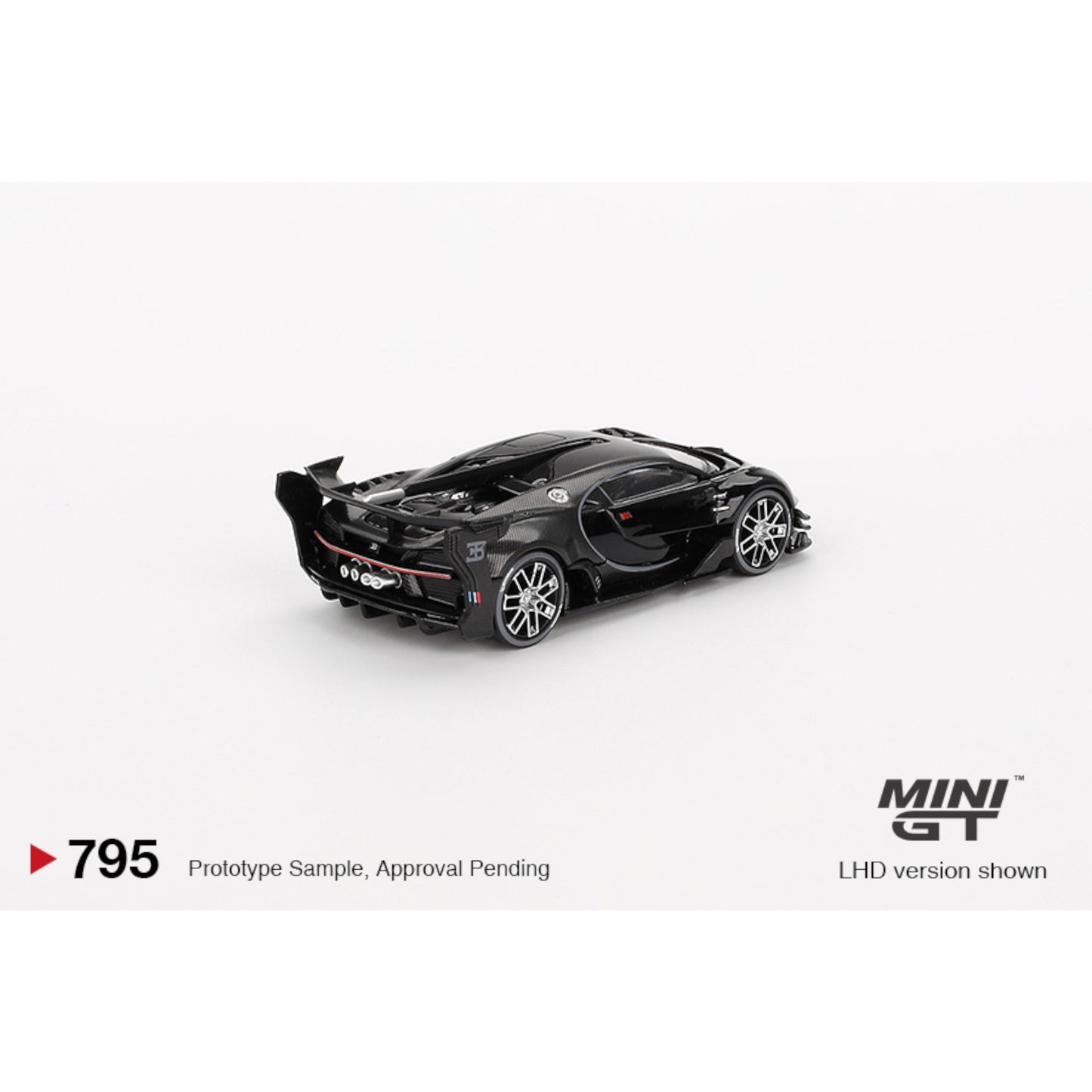 Mini GT - Bugatti Vision Gran Turismo Black - MGT00795 (LHD)