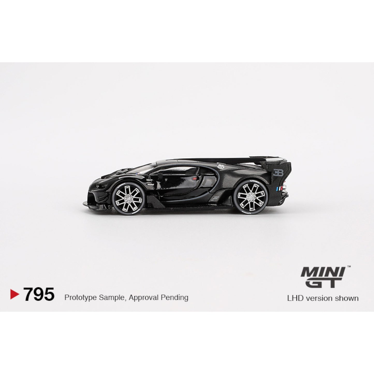 Mini GT - Bugatti Vision Gran Turismo Black - MGT00795 (LHD)