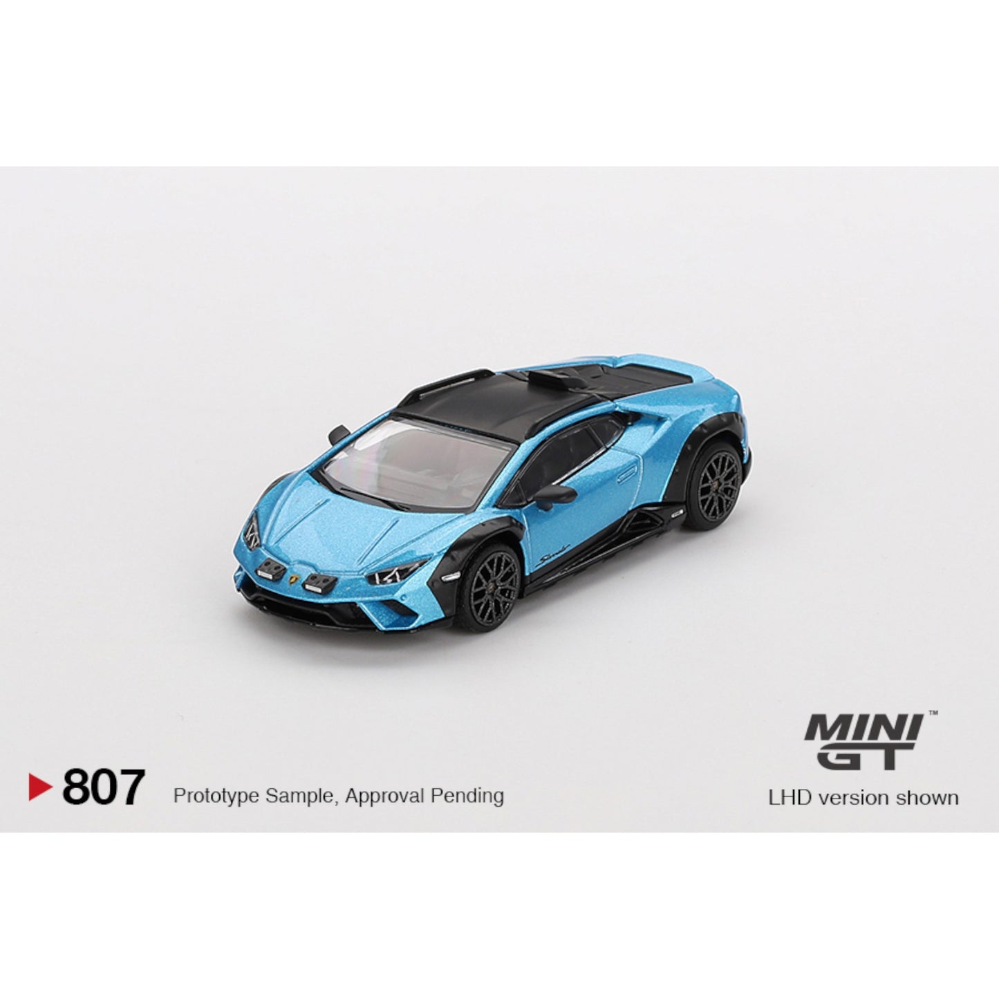 Mini GT - 2024 Lamborghini Huracan Sterrato, blue aegir - MGT00807 (LHD) - 1:64