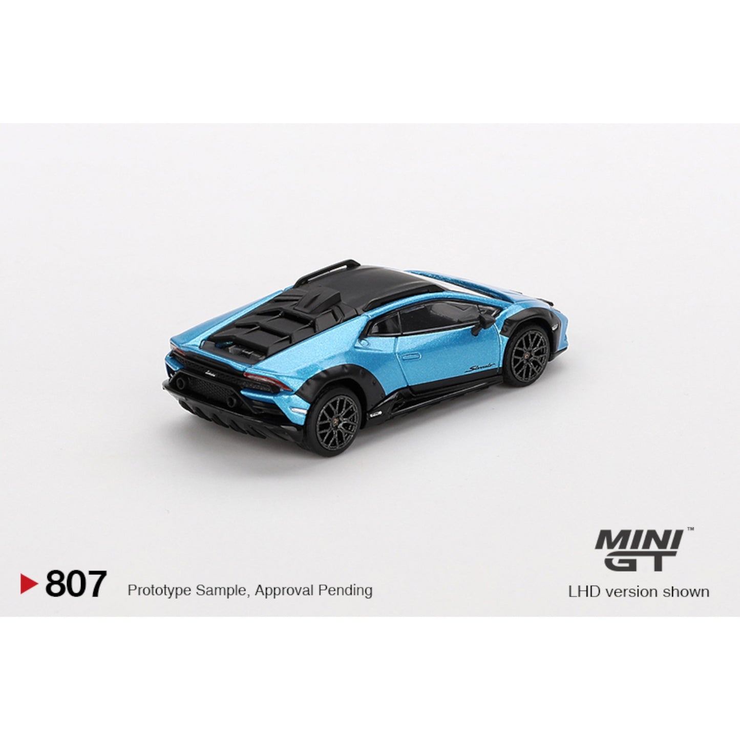 Mini GT - 2024 Lamborghini Huracan Sterrato, blue aegir - MGT00807 (LHD) - 1:64
