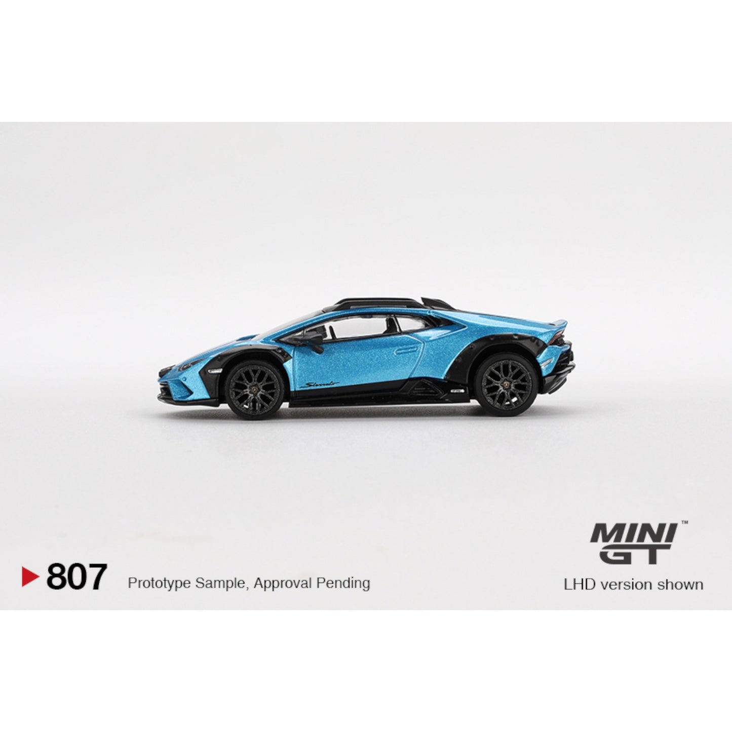 Mini GT - 2024 Lamborghini Huracan Sterrato, blue aegir - MGT00807 (LHD) - 1:64