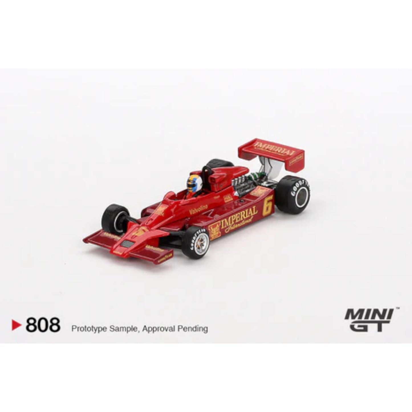 Mini GT - Pre-Order - 1977 Lotus 78 #3 Gunnar Nilsson Japanese GP, red - MGT00808 (LHD) - 1:64