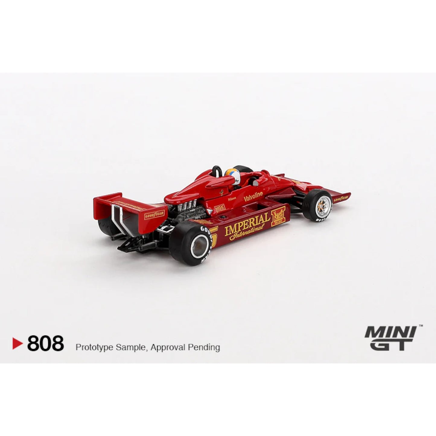 Mini GT - Pre-Order - 1977 Lotus 78 #3 Gunnar Nilsson Japanese GP, red - MGT00808 (LHD) - 1:64