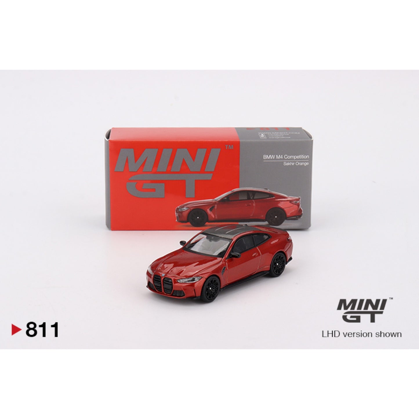 Mini GT - 2024 BMW M4 (G82) Competition, sakhir orange - MGT00811 (LHD)