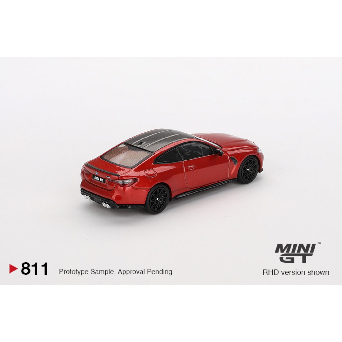 Mini GT - 2024 BMW M4 (G82) Competition, sakhir orange - MGT00811 (LHD)