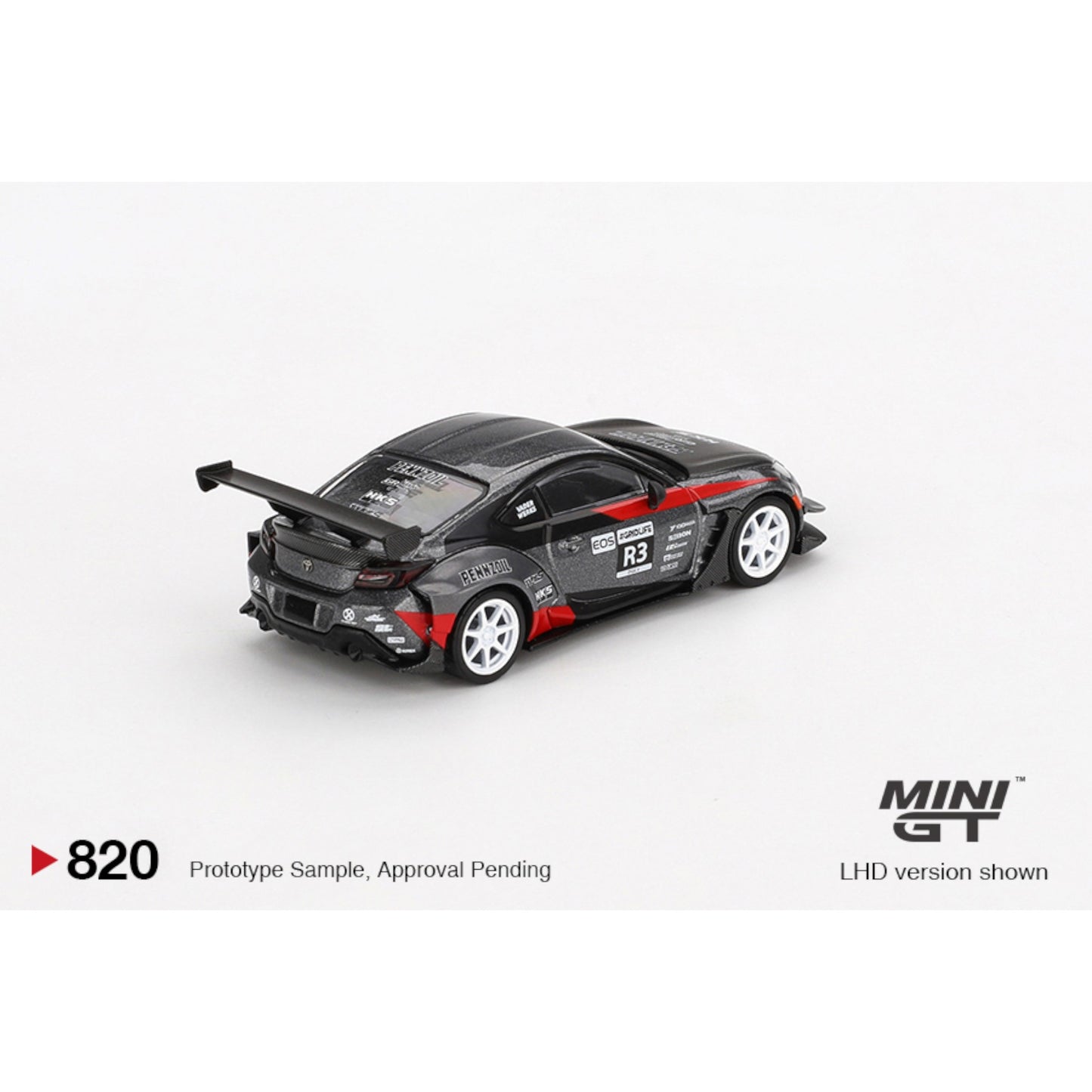 Mini GT - Toyota GR86 Larry Chen's HKS Turbocharged GR86 - MGT00820 (LHD) - 1:64