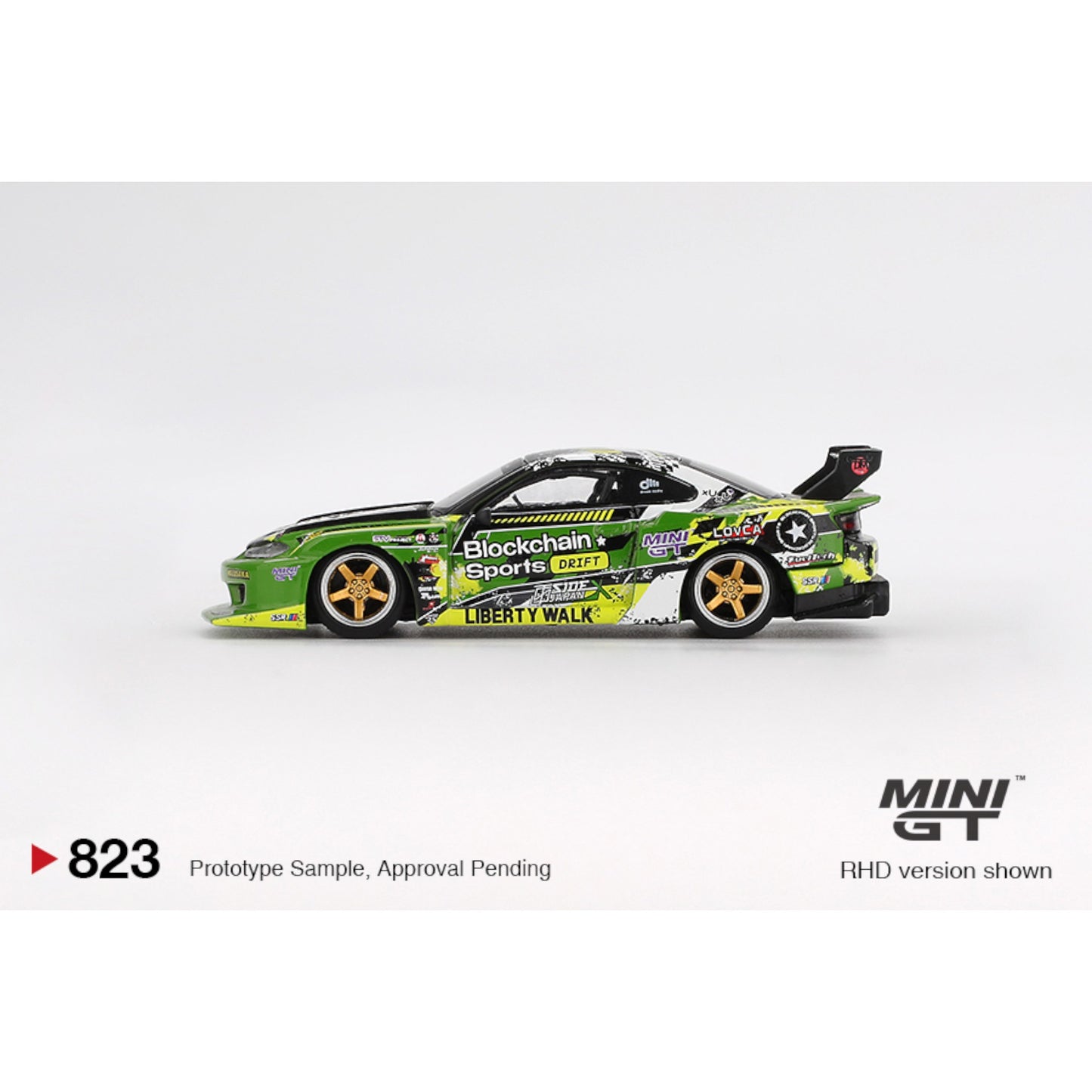 Mini GT - Pre-Order - Nissan LB-Super Silhouette S15 SILVIA #555 V2 2024 Formula Drift Japan - MGT00823 (RHD)