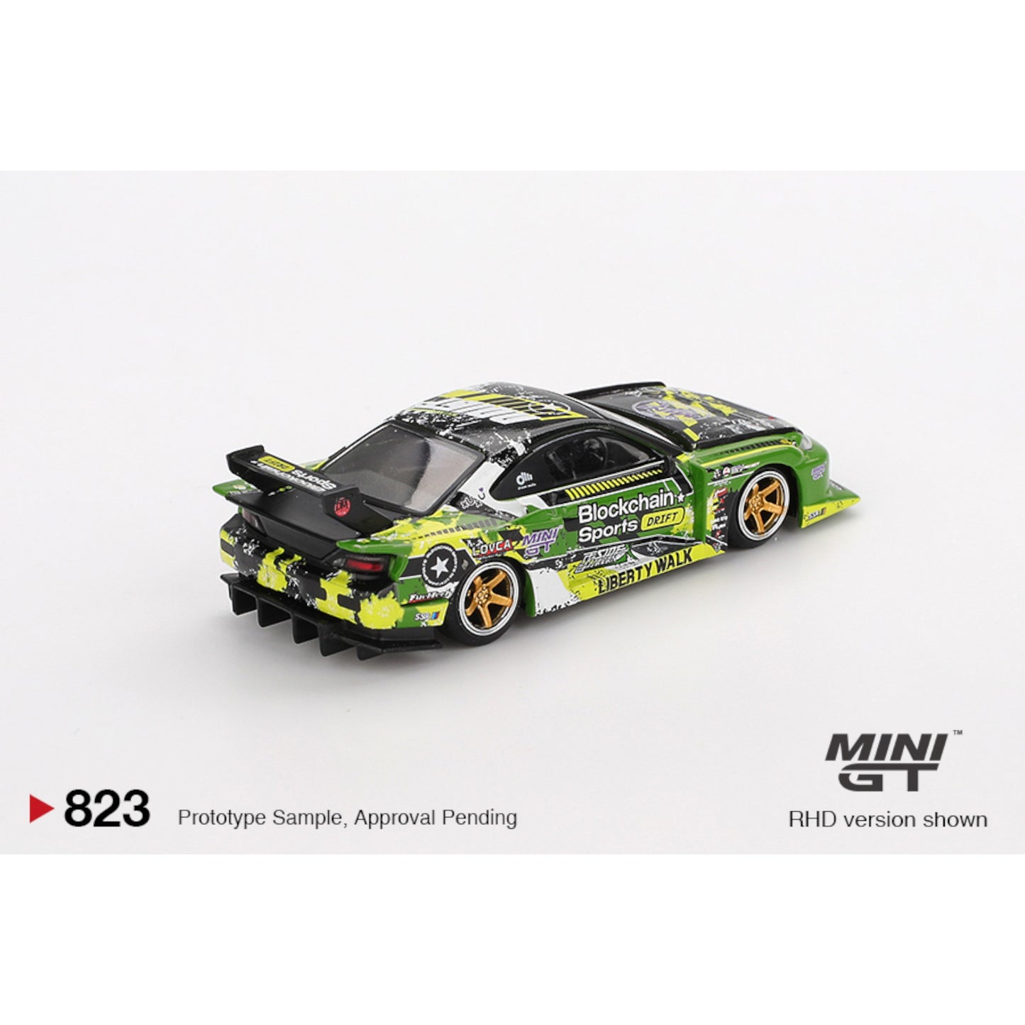 Mini GT - Pre-Order - Nissan LB-Super Silhouette S15 SILVIA #555 V2 2024 Formula Drift Japan - MGT00823 (RHD)