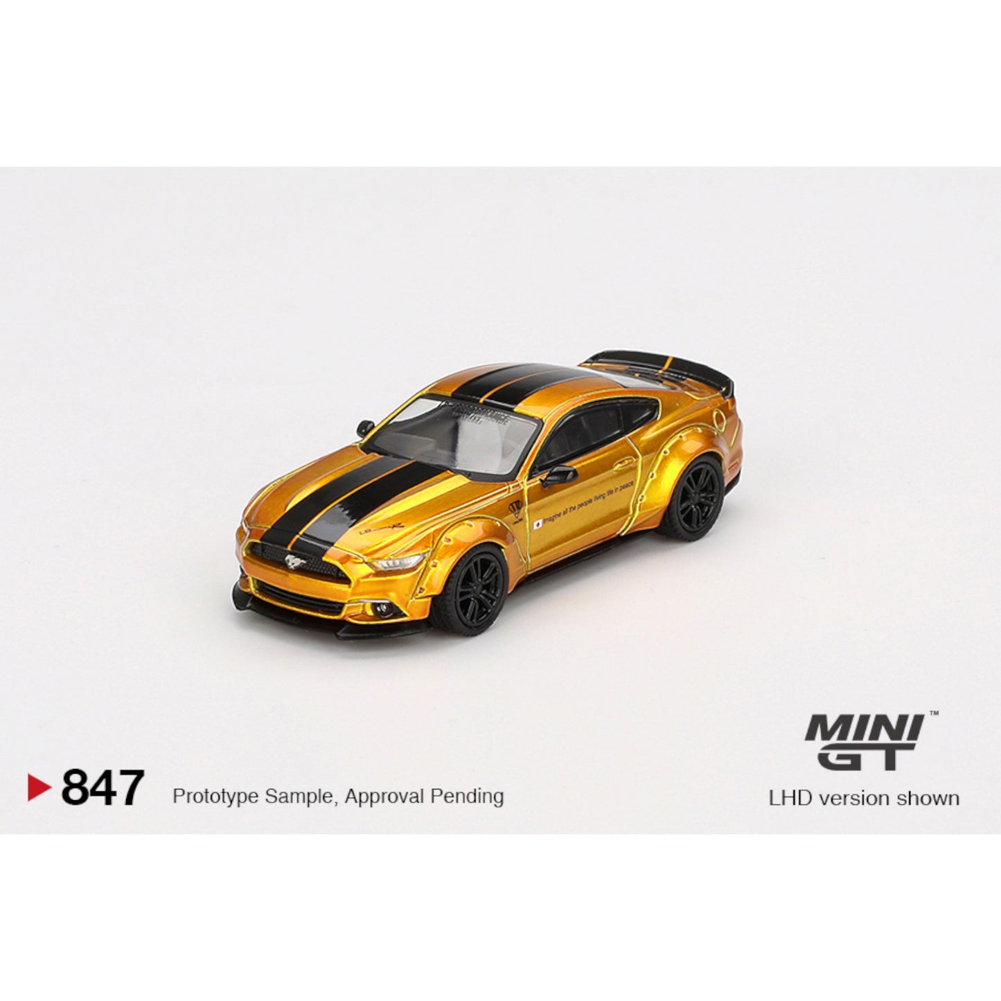 Mini GT - LB-WORKS FORD MUSTANG LB Gold - MGT00847 (LHD)
