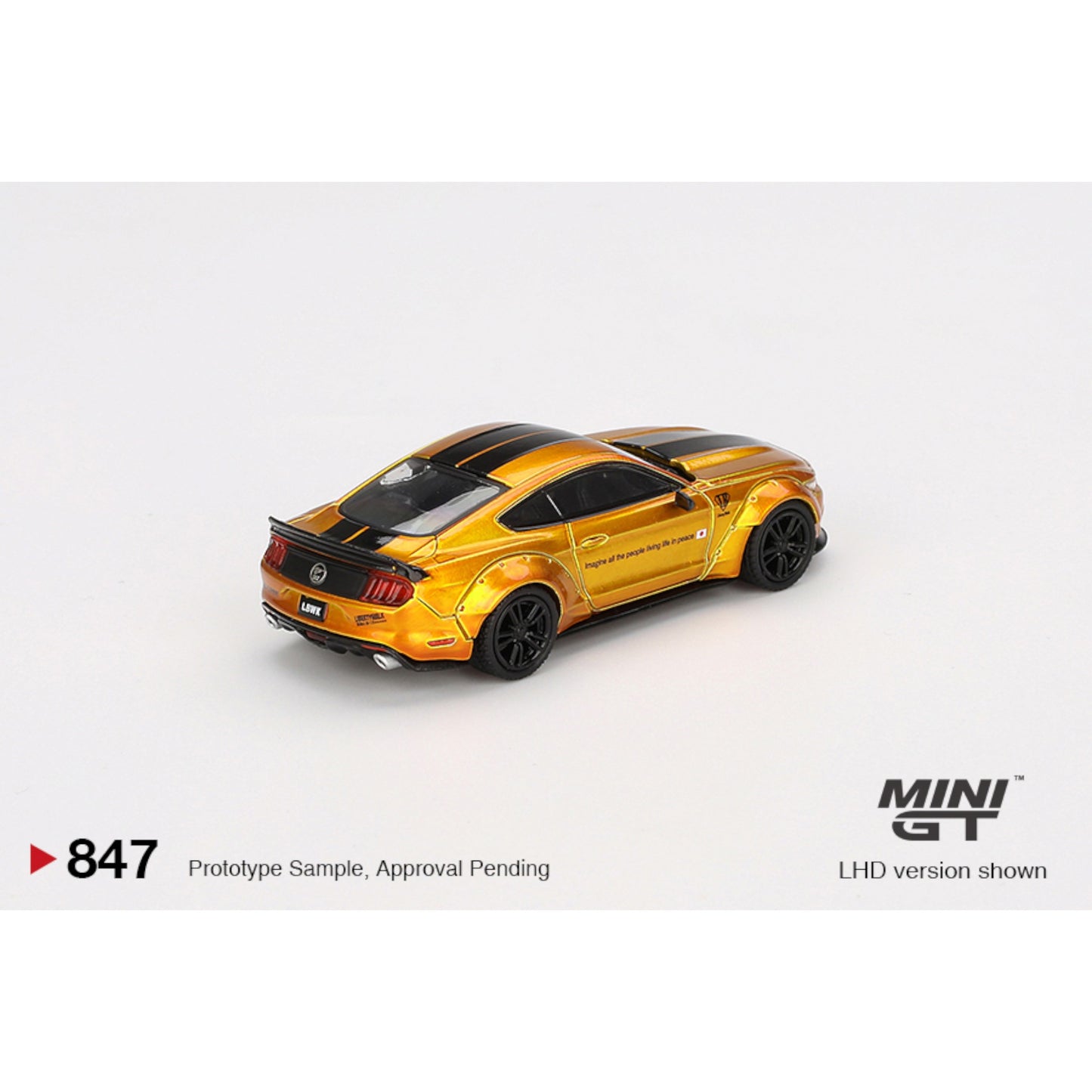 Mini GT - LB-WORKS FORD MUSTANG LB Gold - MGT00847 (LHD)
