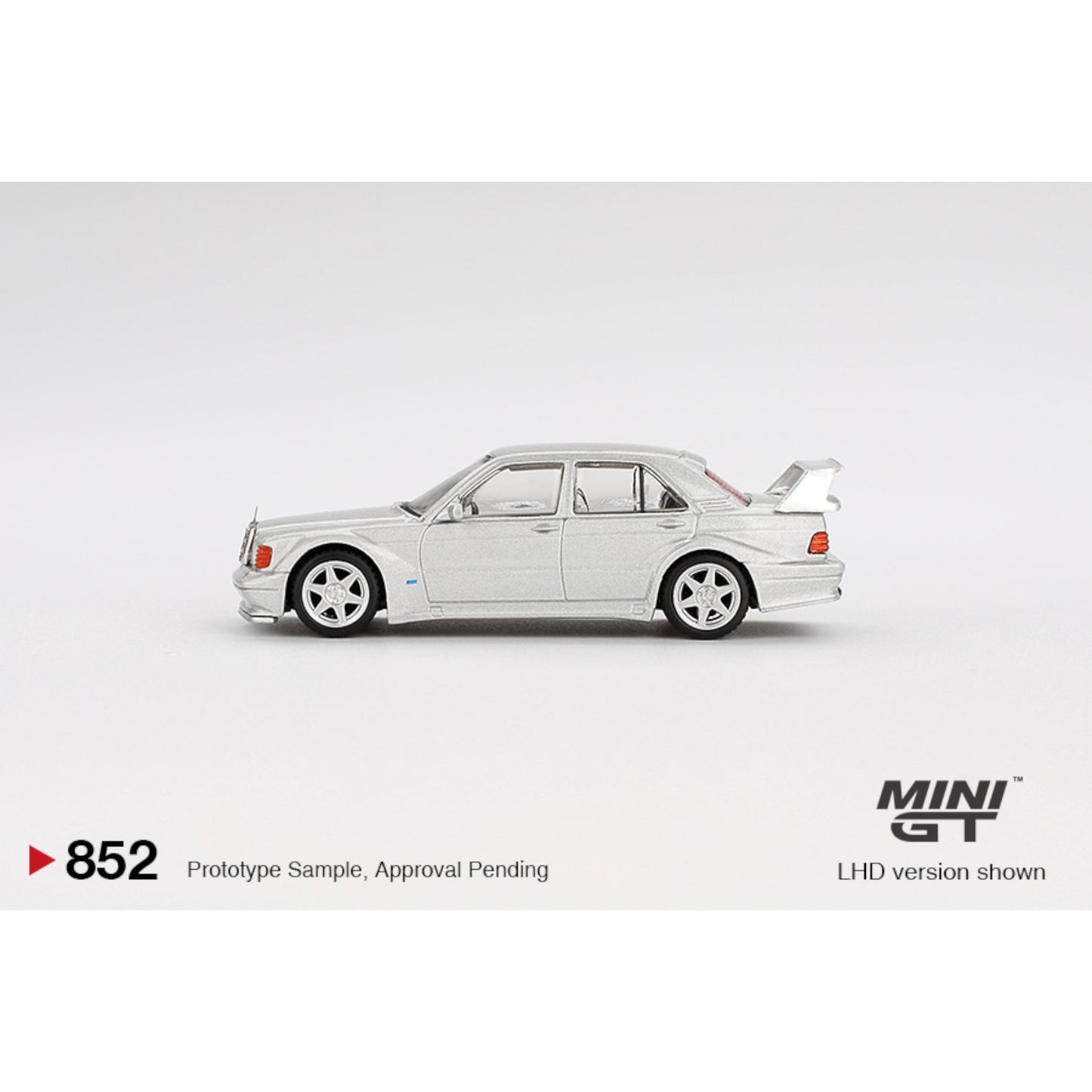 Mini GT - Pre-Order - Mercedes-Benz 190E 2.5-16 Evolution II Astral Silver - MGT00852 (LHD)
