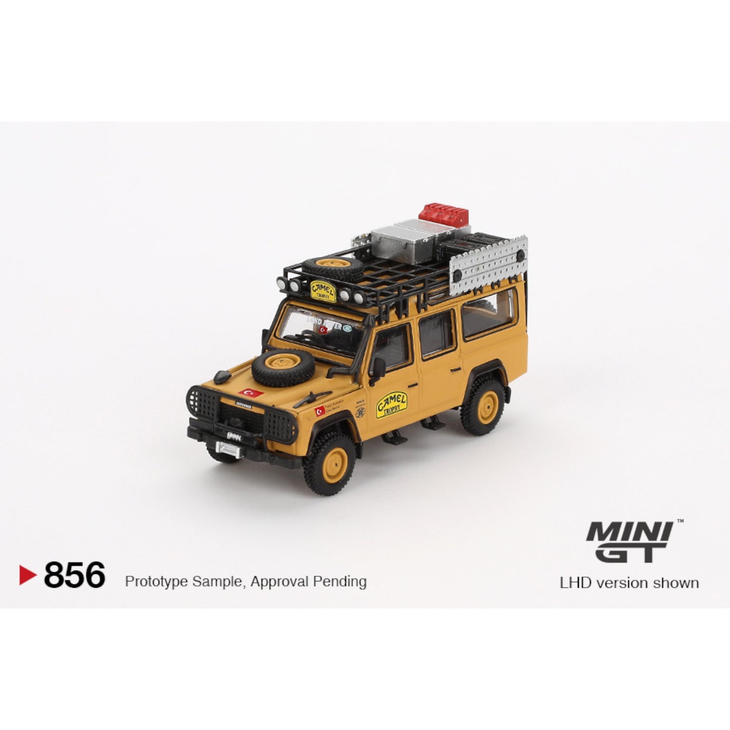 Mini GT - Land Rover Defender 110 1989 Camel Trophy Amazon Team Turkey Exclusive - MGT00856 (LHD) Blister