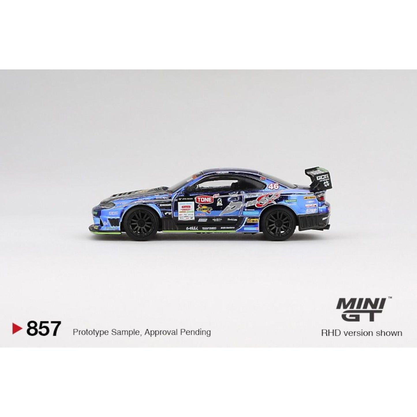 Mini GT - Nissan Silvia (S15) D-MAX #46 D-MAX Racing 2023 D1 - MGT00857 (RHD)