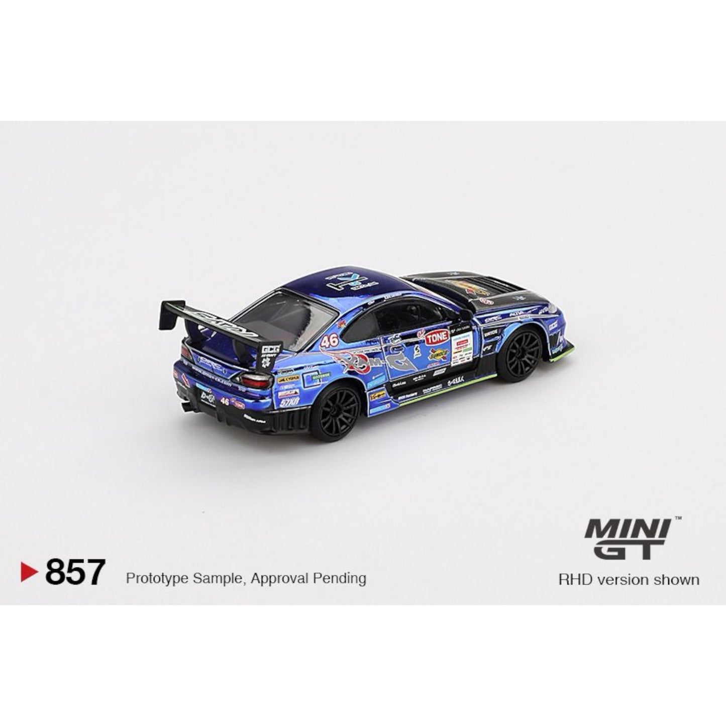 Mini GT - Nissan Silvia (S15) D-MAX #46 D-MAX Racing 2023 D1 - MGT00857 (RHD)