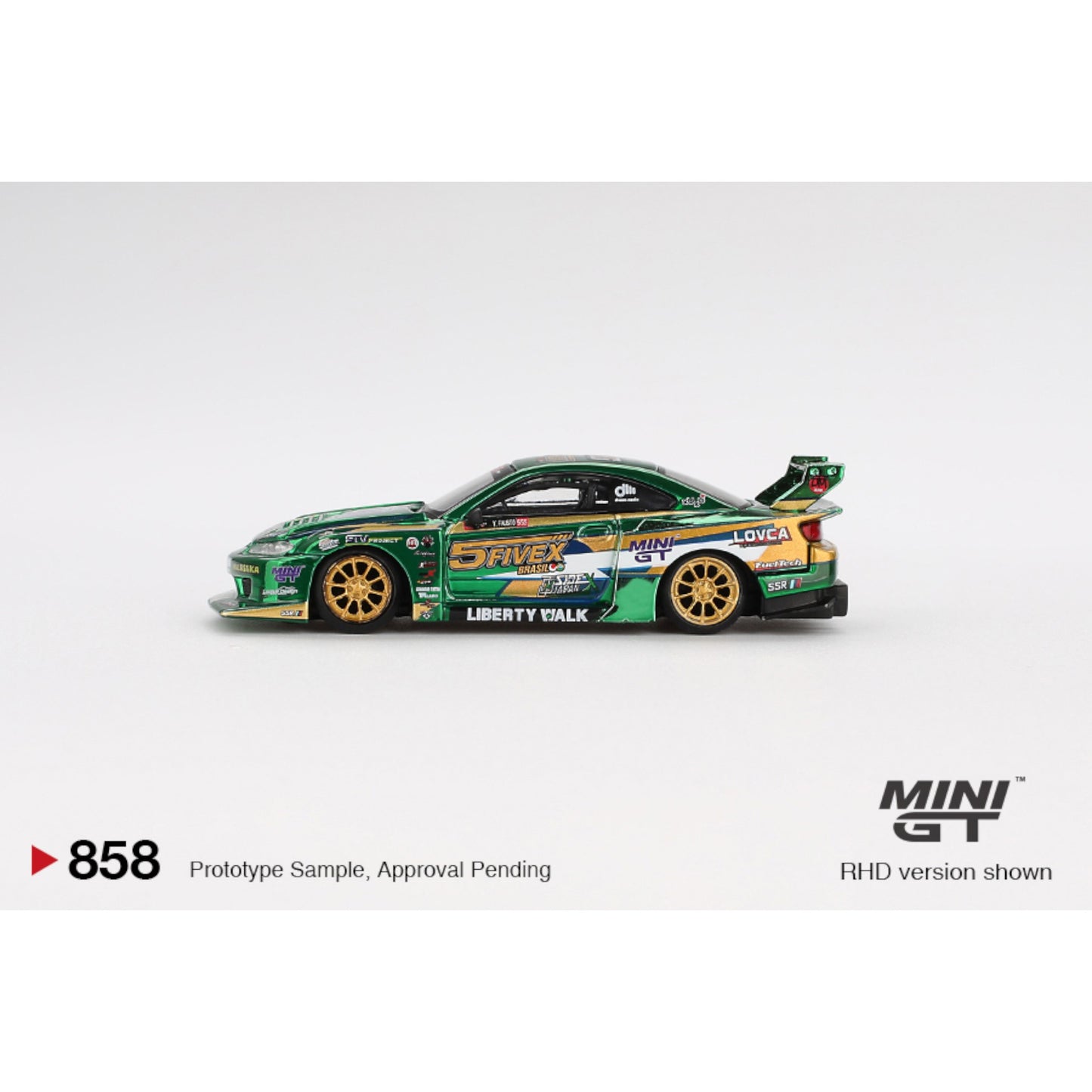 Mini GT - Nissan LB-Super Silhouette S15 SILVIA LBWK 2024 Fausto Racing - MGT00858 (RHD)