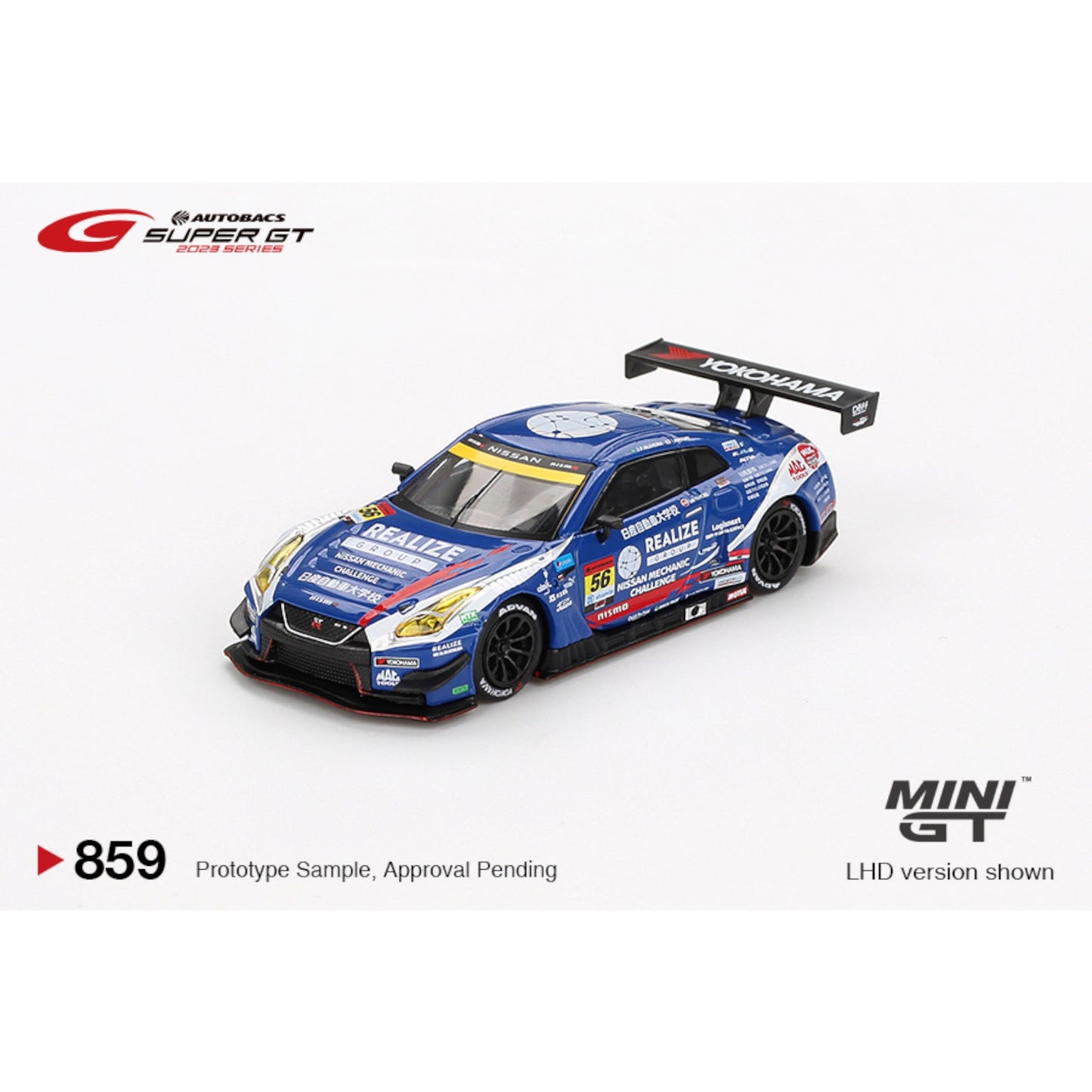 Mini GT - Nissan GT-R NISMO GT3 #56 - KONDO RACING 2023 SUPER GT SERIES - MGT00859