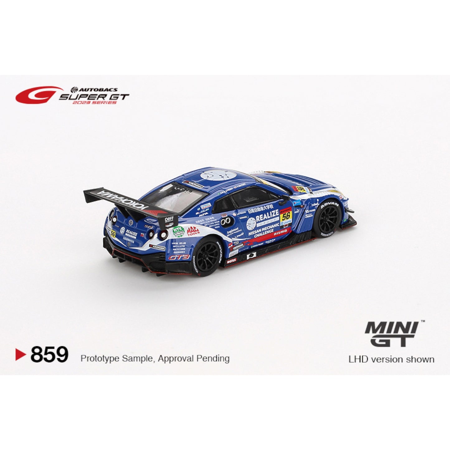 Mini GT - Nissan GT-R NISMO GT3 #56 - KONDO RACING 2023 SUPER GT SERIES - MGT00859
