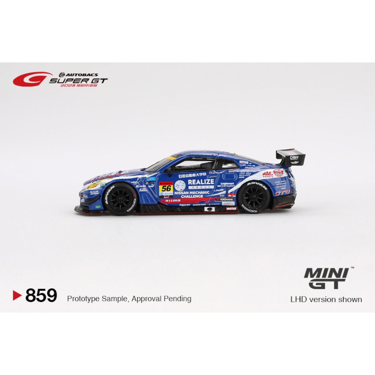 Mini GT - Nissan GT-R NISMO GT3 #56 - KONDO RACING 2023 SUPER GT SERIES - MGT00859